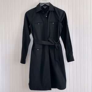 Brooks Brothers Cotton Shirtdress Black